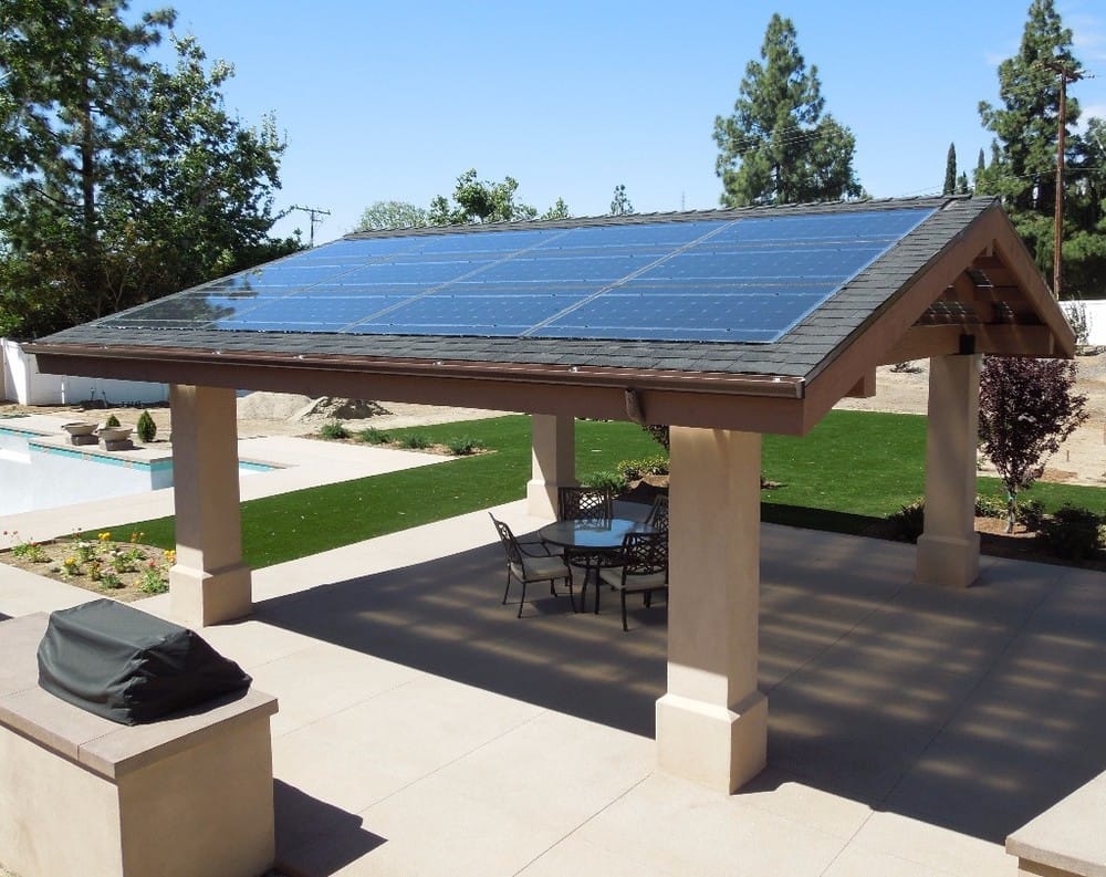 solar panel patio